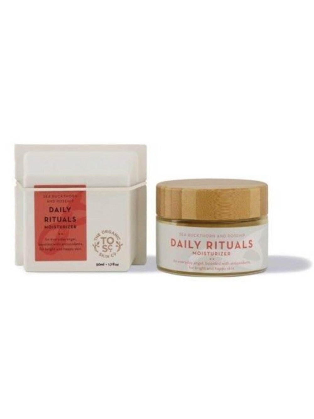 The Organic Skin Co., Daily Rituals Moisturizer, Sea Buckthorn and Rosehip, 1.7